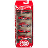 Hot Wheels - 80th Ruby Red 5pk