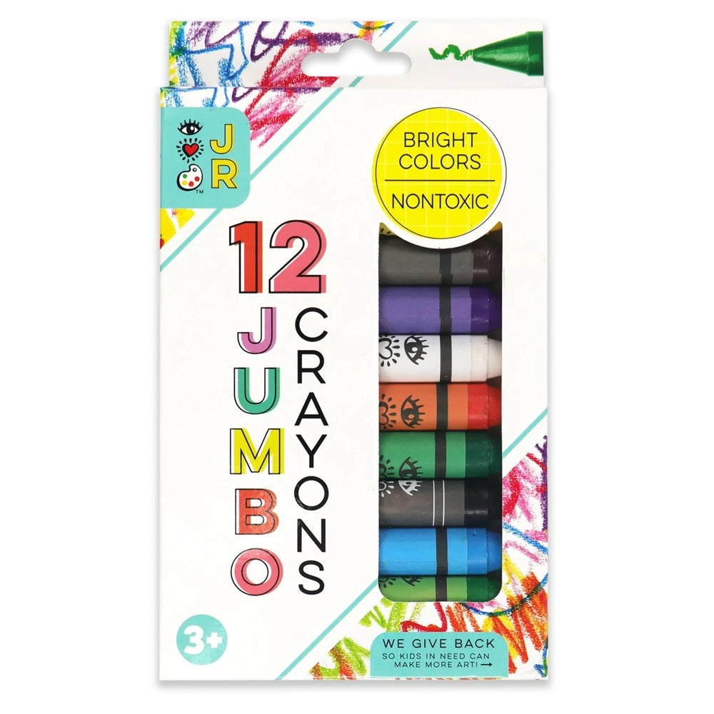  NaturePlay Jumbo Triangular Crayons 12 Count : Toys