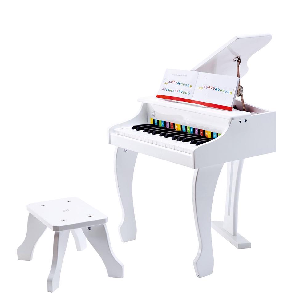 Deluxe Grand Piano (White) HAPE – ToyologyToys