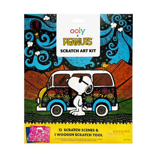 OOLY x PEANUTS Scratch Art Kit