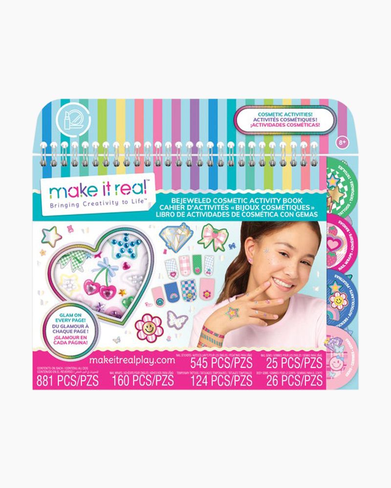 Bejeweled Cosmetic Activity Book