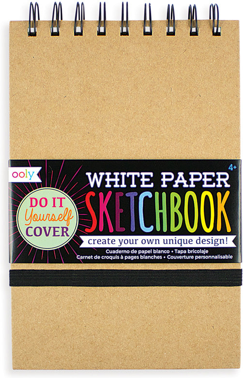 DIY Cover Sketchbook White 5x7.5 - Tip Toes