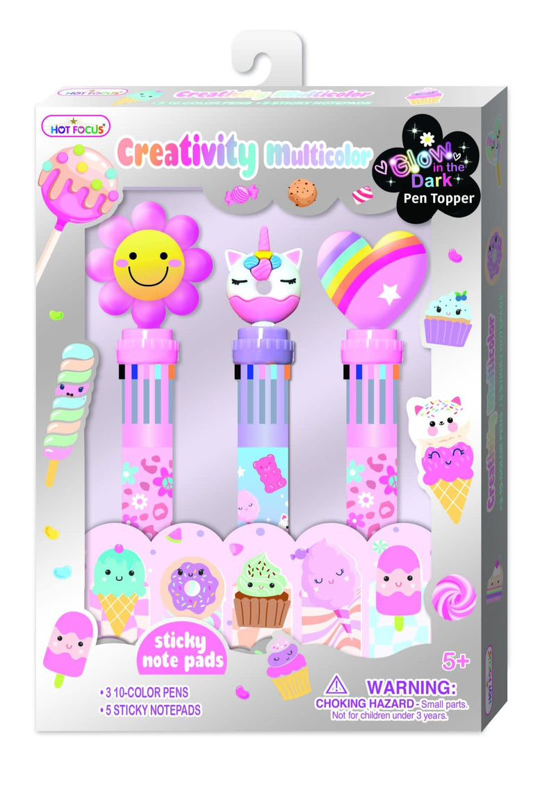 Creativity Multicolor 10 in 1 Ballpoint Pens - Sweets