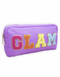 Varsity Collection Nylon Cosmetic Bag- GLAM