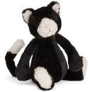 Bashful Black and White Cat  7"