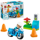 Blue Police Motorcycle - Duplo