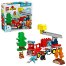 Fire Truck w/ Hose and Firefighter - Duplo - ToyologyToys