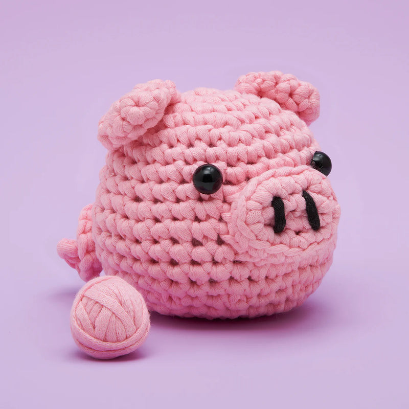 Bacon The Pig Beginner Crochet Kit