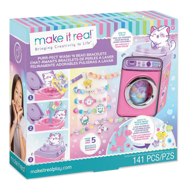 Purr-fect Wash'n Bead Bracelets
