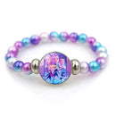 Kpop Demon Hunters Beaded Bracelet - Lavender