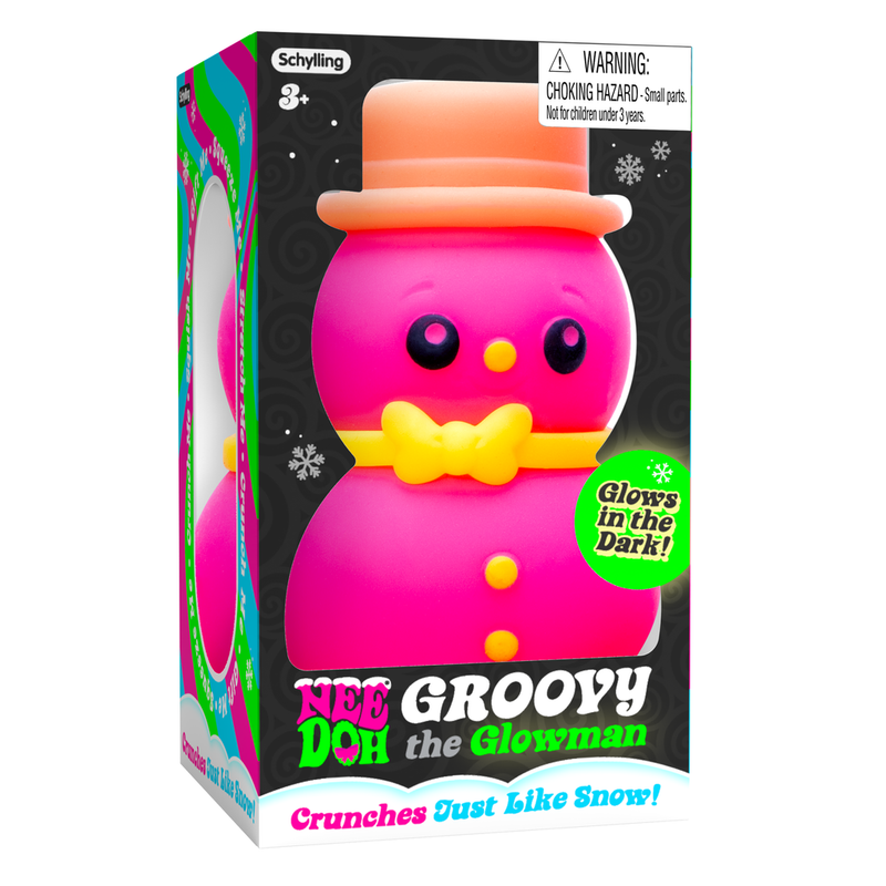 Nee Doh Squishmas Groovy the Glowman