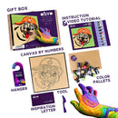 OKTO Sensory Art Coloring w/Clay Set by Numbers - Pug Dog - Toyology Toys