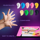 OKTO Sensory Art Coloring w/Clay Set by Numbers - Lama