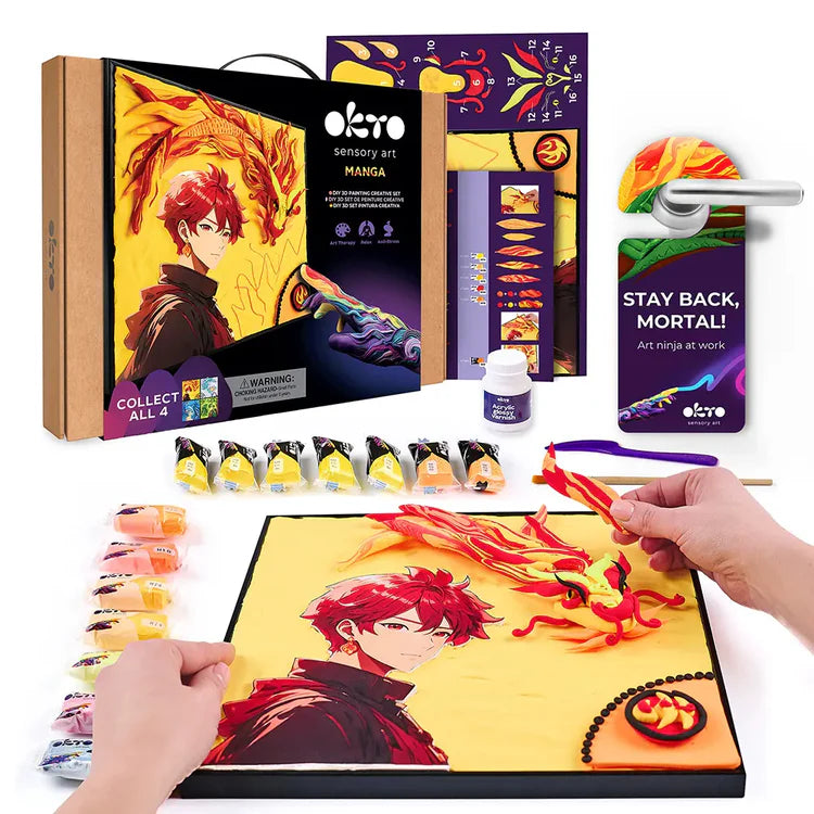 OKTO DIY 3D Painting Manga - Fire