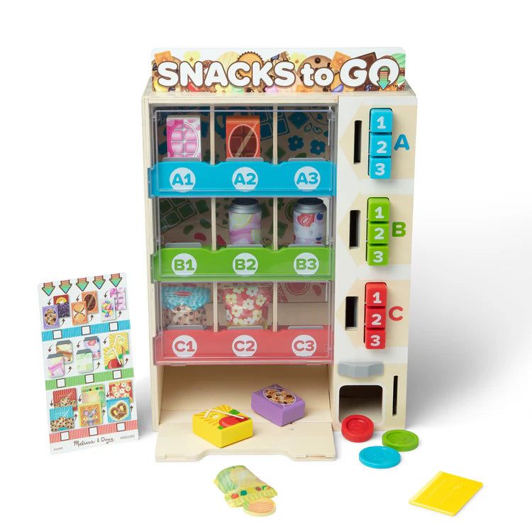 Sort, Stock, Select Vending Machine Play Set