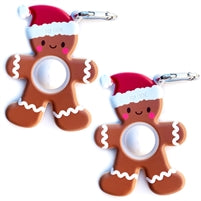 Mega Pop Keychain- Gingerbread Man