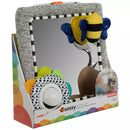 Grey Tummy Time Floor Mirror Bee