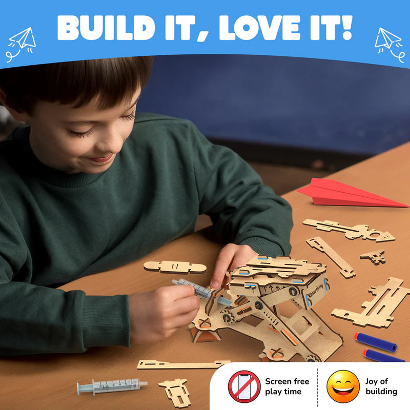 Hydraulic Plane Launcher STEM Building Kit