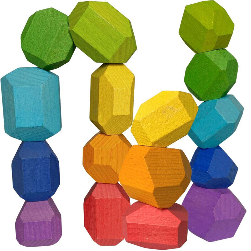 Stackalino Wooden XL Balancing/Stacking Rocks