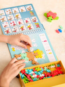 Plus Plus Puzzle by Number - Activity Pad - Ocean