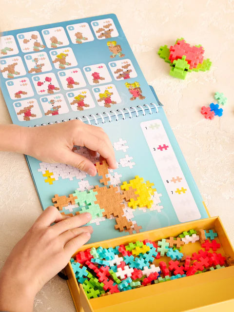 Plus Plus Puzzle by Number - Activity Pad - Ocean