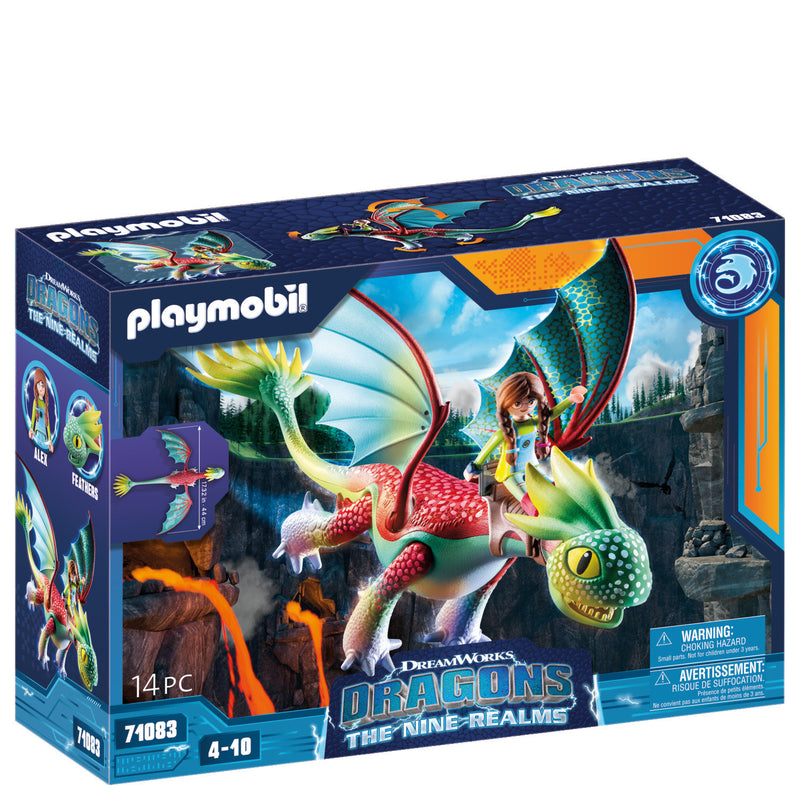 Playmobil Dreamworks Feathers & Alex