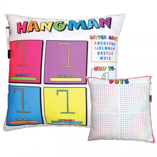 Hangman And Dots Game Pillow