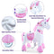 White/Pink Unicorn Size 3