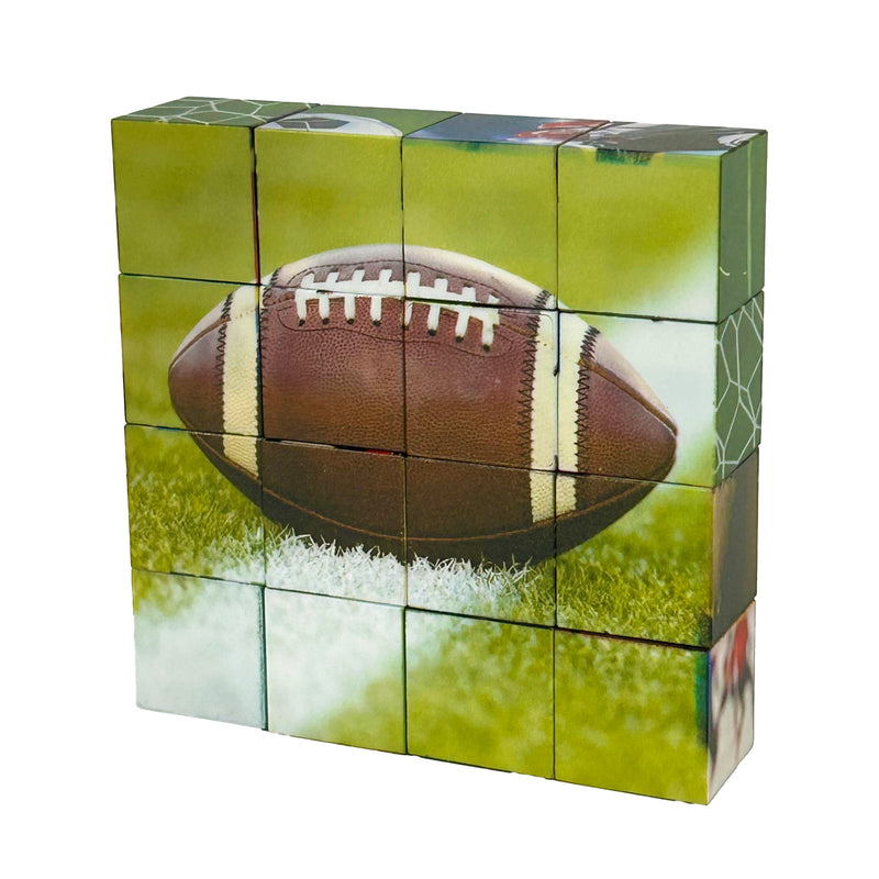 Magnetic Block Puzzle 16pc Sport