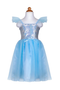 Sequins Princess Dress, Blue, Size 3-4