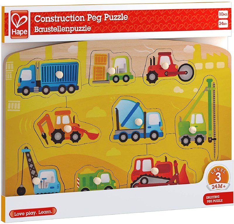 Construction Peg - 10pc Puzzle
