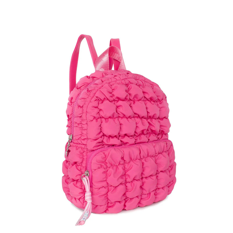 Quilted Scrunchies Mini Backpack - Hot Pink – Toyology Toys