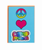 Peace Love Camp Friends Greeting Card