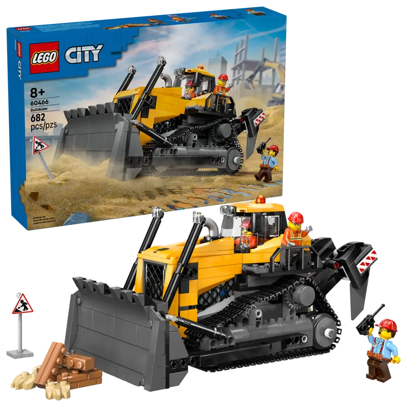 Yellow Bulldozer - City
