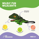 WildLight LED Carabiner Flashlight - T-Rex Green