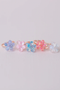 Boutique Shimmer Flower Rings, 5pcs