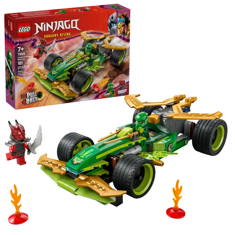 Lloyd's Pull-Back Race Car - Ninjago