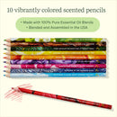 Rub & Sniff Scented Colored Pencils - 10 Pack