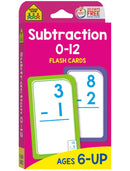 Subtraction 0-12 Flashcard - Toyology Toys