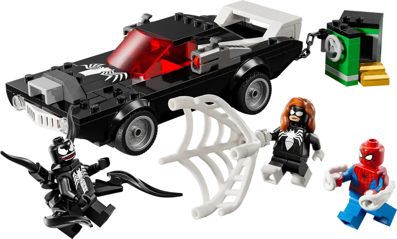 Spider-Man Mech vs. Venom Muscle Car