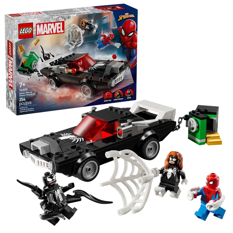 Spider-Man Mech vs. Venom Muscle Car