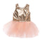 Ballet Tutu Dress, Rose Gold, Size 3-4