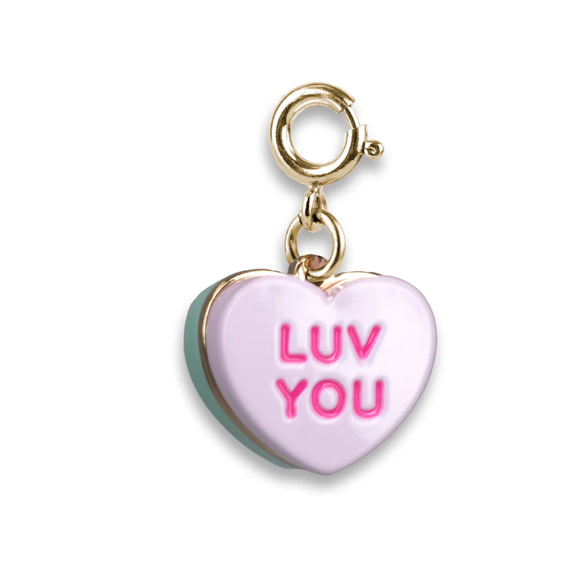 Charm It!! Gold Candy Heart Charm