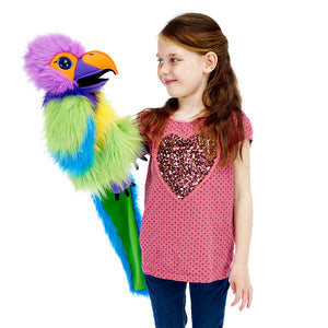 Large Bird Plum Headed Parakeet Puppet