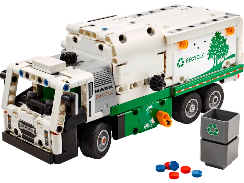 Mack LR Electric Garbage Truck - Technic