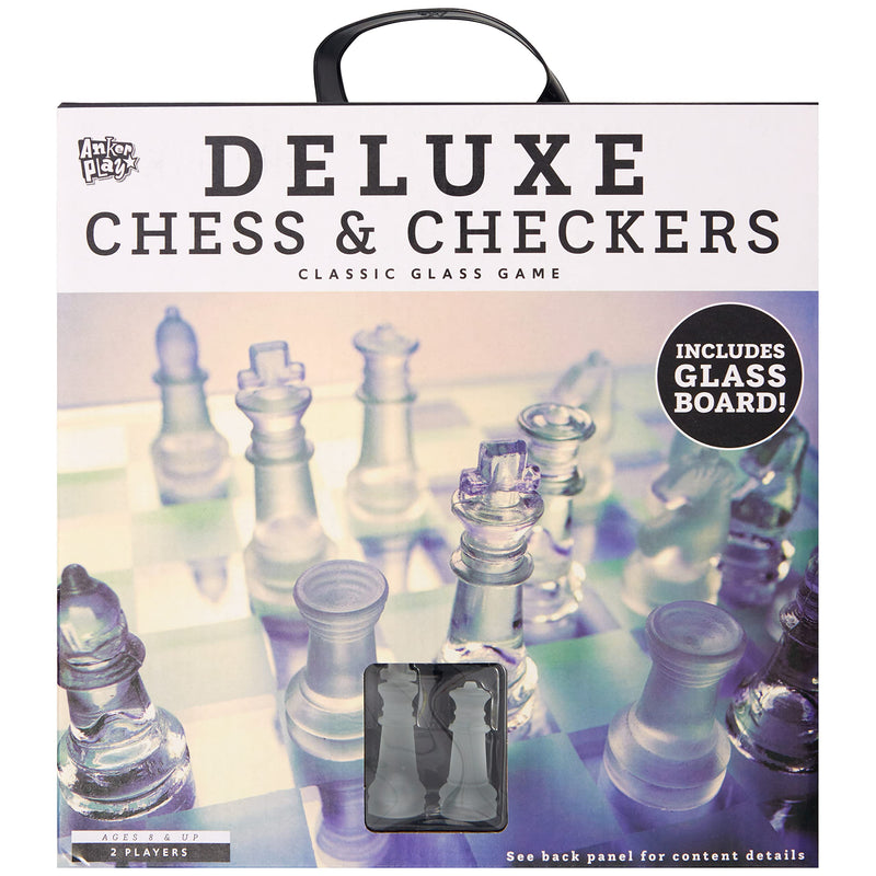 Deluxe Chess & Checker Set