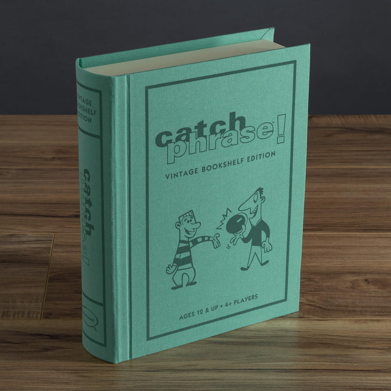 Vintage Bookshelf Catch Phrase