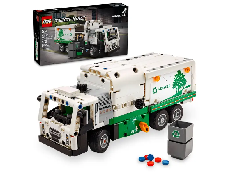 Mack LR Electric Garbage Truck - Technic