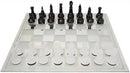 Mirror Board Glass Chess Set