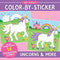 Color By Sticker Unicorns &More